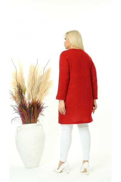 LİKRA Women's Plus Size Knitwear Tunic