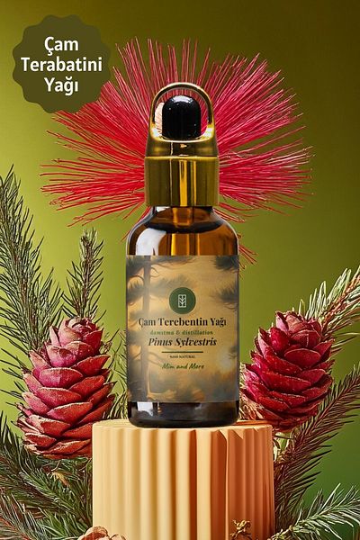 Mim and More 50ml 100% Pure Natural Oil, Pine and Turpentine