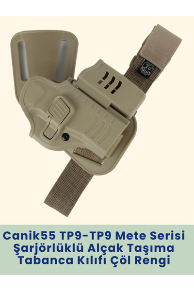 Polis Sepeti To Gun Holster Canik55 TP9-TP9 Mete Serisi Şarjörlüklü Alçak Taş...
