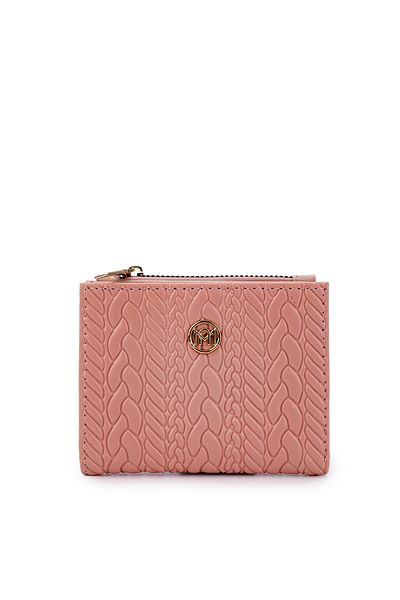 minebag Women's Faux Leather Wallet Mn108 Powder