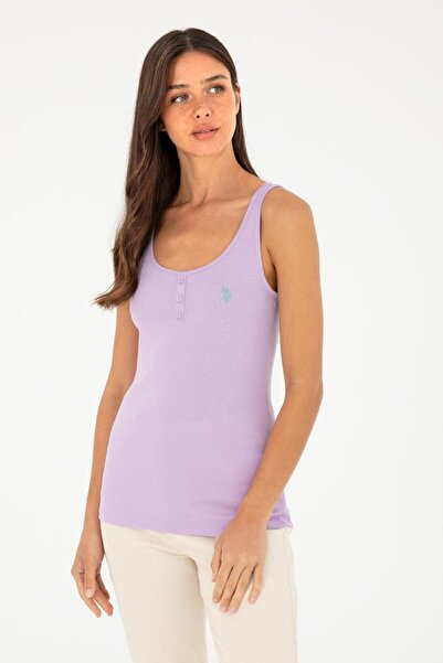 U.S. Polo Assn. Women's Lilac Basic T-Shirt