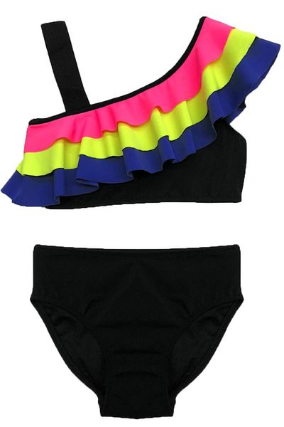 DEEP BEACH Colorful Flywheel Girl's Bikini Set Db200617bt