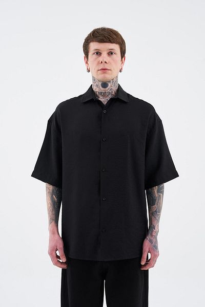 Machinist Men's Basic Black Shirt