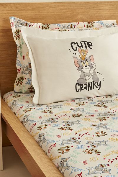 Karaca Home Set de cearșafuri de o singură dimensiune Tom și Jerry