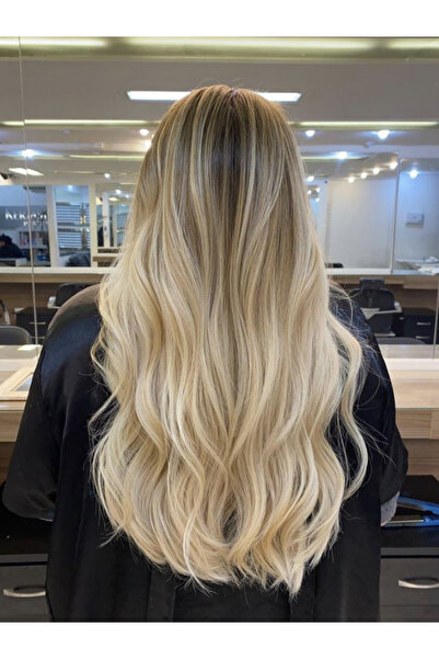 Hairpim Wavy (0.8 Gr) Bebek Sarısı Ombre 50 Adet 60 Cm Yeni Nesil Kaynak Saç ...