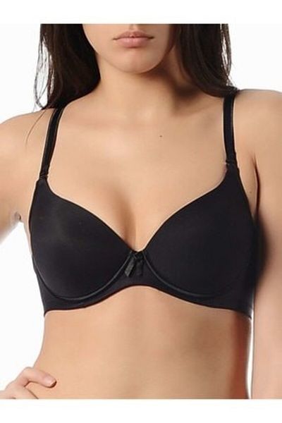 DEEP SECRET Black Unassisted Covered Micro Bra Ds200702water