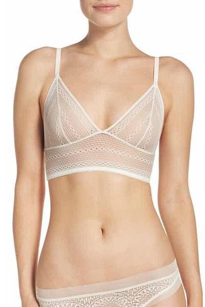 DEEP SECRET Ecru Full Lace Soft Bralet