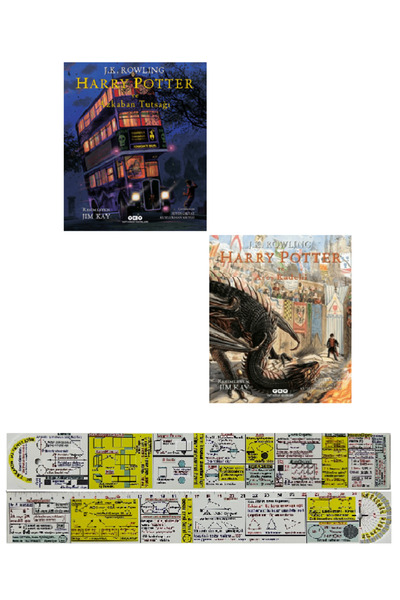 Yapı Kredi Yayınları Harry Potter Azkaban Tutsağı Ateş Kadehi Özel Baskılar S...