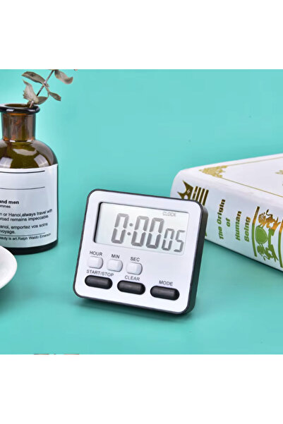 newnet Dijital Mutfak-öğrenci-spor Zamanlayıcısı 24 Saat Geri Sayım Alarm Mık...