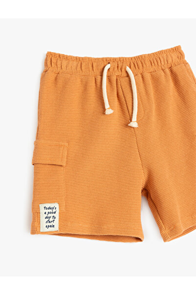 Koton Pamuklu Cep Detaylı Beli Lastikli Şort