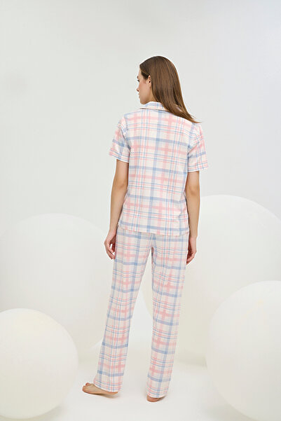 Sevim 16412 KADIN DÜĞMELİ PİJAMA TAKIM