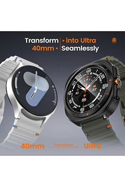 Alstrap Samsung Galaxy Watch 7 6 5 4 44mm Compatible Protective Dial Case