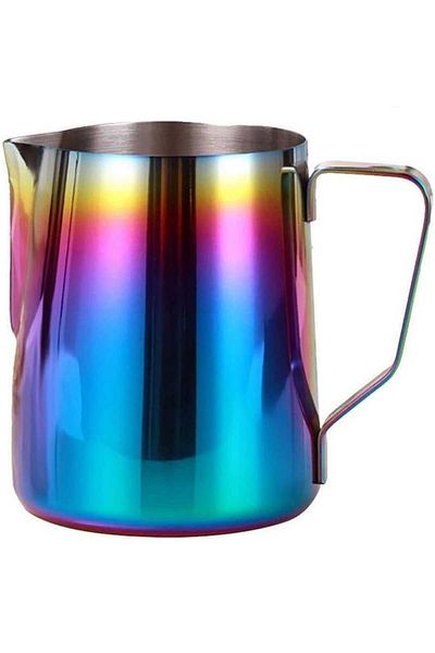 Generic Stainless Steel Milk Frothing Pitcher for Steaming Espresso Coffee 600ml