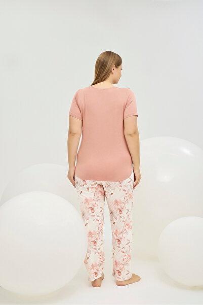 Sevim 16453 KADIN BIG SIZE PİJAMA TAKIM