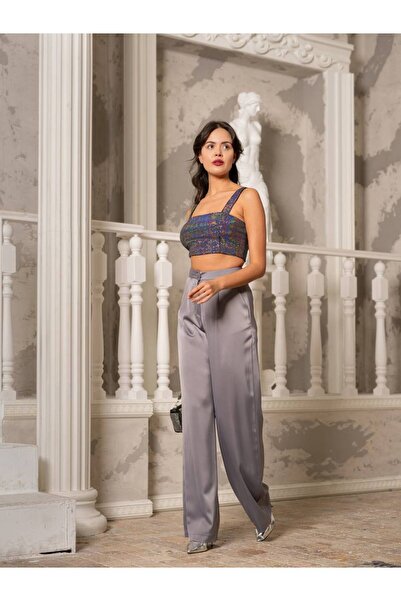Sıppa saten pantolon