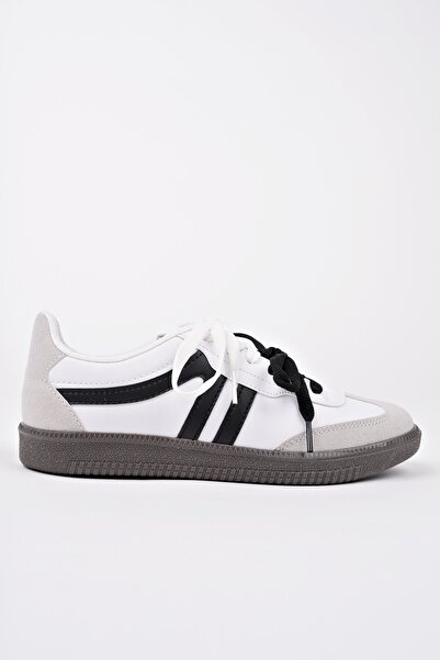 MUGGO Retro Çift Bağcıklı Günlük Kadın Sneaker Spor Ayakkabı