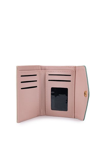 minebag Green Mn106 Detailed Women's Wallet Mint Envelope