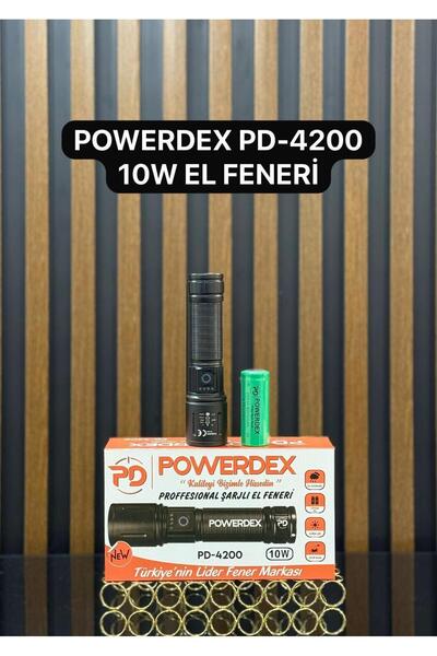 powerdex Pd-4200 Şarjlı El Feneri 10w