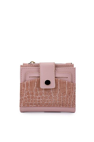minebag Faux Leather Women's Wallet Powder Mn105