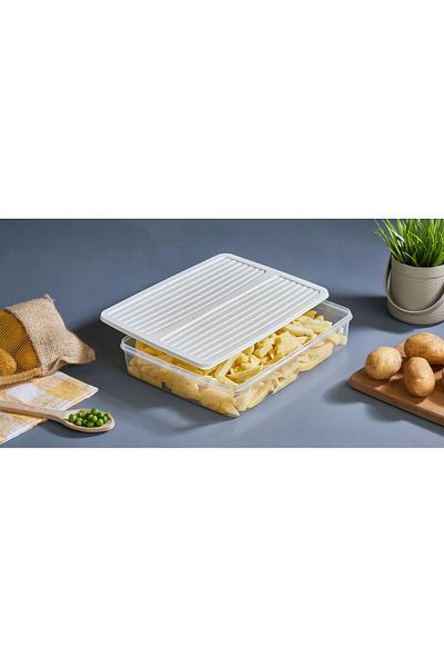HOMEU Hmu-012 3-Piece Yeast Storage Set with Lid (2.5 Lt + 1Lt + 1Lt)