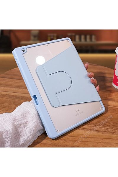 Choice جراب iPad (A16) 11th 11 Sky Blue لجهاز iPad 10.2 7th 8th 9th iPad A16 11th10th Generation غطاء دوار