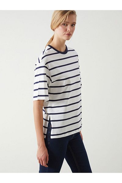 LC Waikiki Tricou cu dungi LCW pentru femei