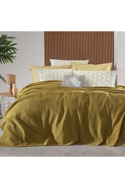 Sarev Abel Yellow Single 100% Cotton Pique Set