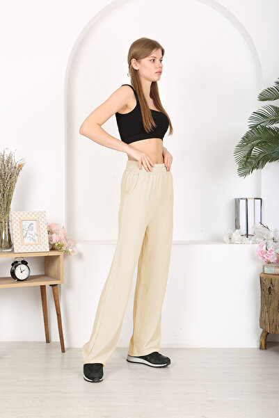 YAKAMEL Γυναικείο Χαλαρό Καλοκαιρινό Σετ με Στριφτό Τελείωμα