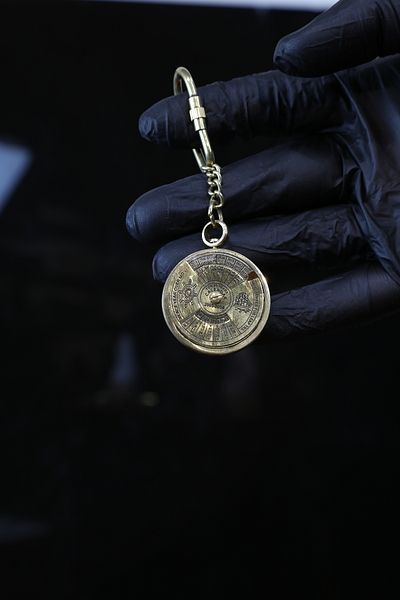 imsaconcept Decorative Brass Keychain