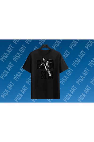 Pisa Art Rafa Silva Goal Joy Silhouette Μπλουζάκι Unisex για ενήλικες και παιδιά με ειδικό σχέδιο