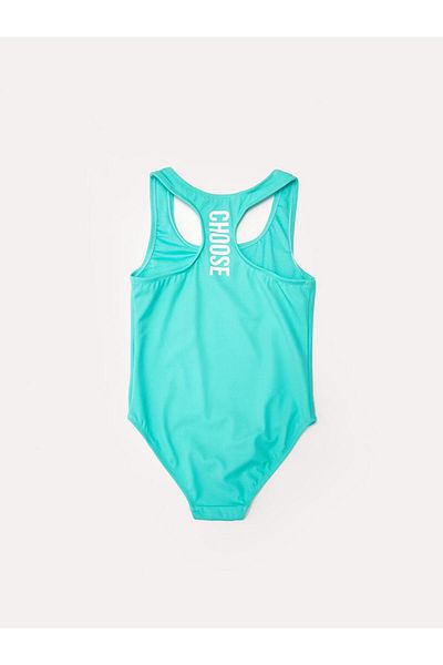 DEEP BEACH White Printed swimsuit for girls DB200798CM