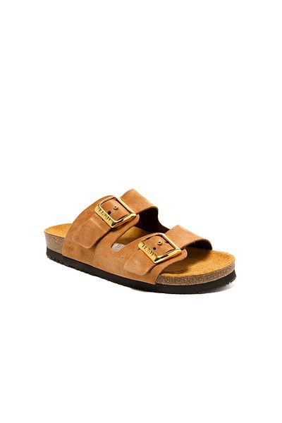 Frau Women / Girls Slippers 17D8 Frau Velor-S Terra (Brown)