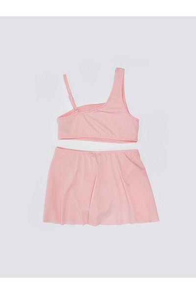 DEEP BEACH Printed Girl's Skirted Bikini Set