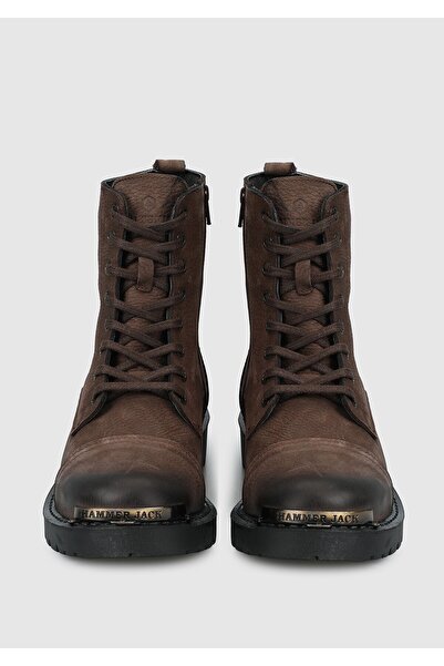 Hammer Jack Ανδρικές καφέ δερμάτινες μπότες