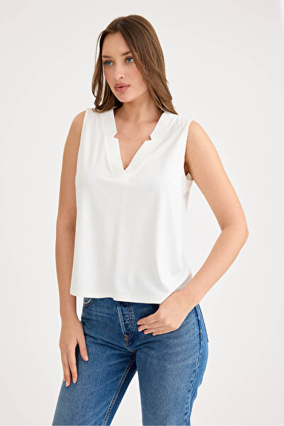 Vitrin Μπλούζα με λαιμόκοψη V με μηδενικό μανίκι