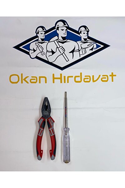NWS SOLİNGEN 160mm PENSE VE  İZELTAŞ KONTROL KALEMİ SET OKAN HIRDAVAT