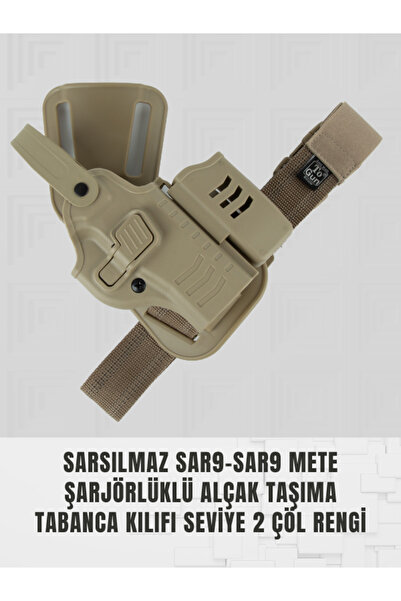 Polis Sepeti To Gun Holster Sarsılmaz SAR9-SAR9 Mete Şarjörlüklü Alçak Taşıma...