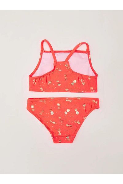 DEEP BEACH Foil Printed Girl's Bikini Set