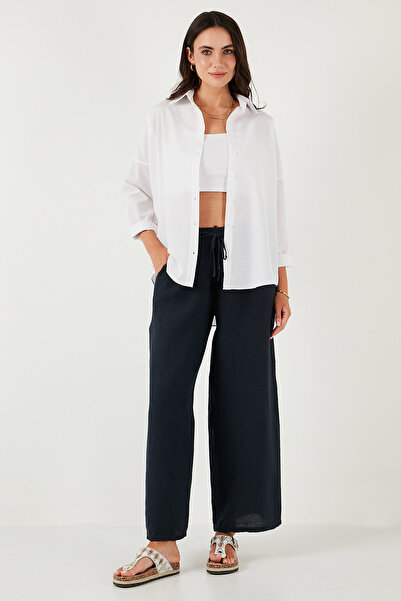 Lela Cămașă cu croială obișnuită din amestec de bumbac 6772418