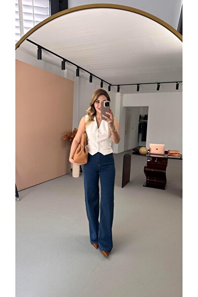 Sezgi Tekin Λεπτομέρεια στολίδι με επένδυση λευκό γιλέκο