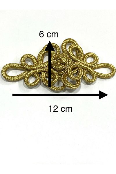 karantuhafiye Gold/Bh866 Size Ii Button / Japanese & Chinese Medium Size Button