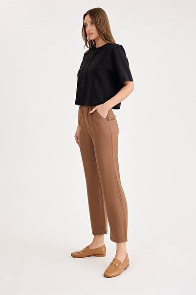 Vitrin High Waist Pleated Trousers