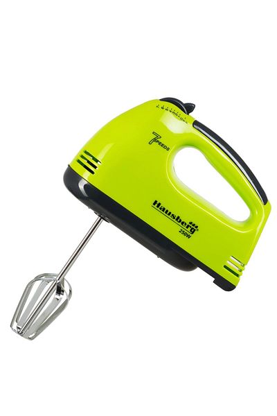 Hausberg Mixer de mana, Hausberg HB-4112VR, Alb/Verde, 250 W, 7 viteze