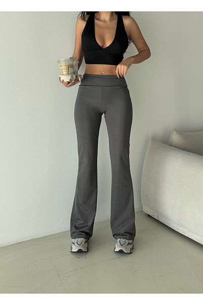 CEGEB Pantaloni de damă spaniol cu talie înaltă, pantaloni de fitness, fie sport, fie casual