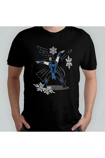 Pixxa Μπλουζάκι Unisex Mortal Kombat Sub-Zero Crew Neck