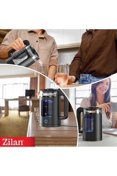 Zilan Fierbător electric ZLN6128 Negru, capacitate 1,5 L, putere 1650 W, indicator luminos