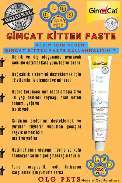 Gimcat Kitten Paste ( Yavru Kedi ) + Gimcat Multi- Vitamin