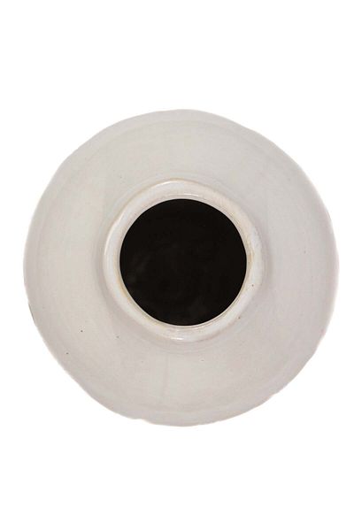 Ella Home Italia Vaza Bloom, Ceramica, Alb, 23cm