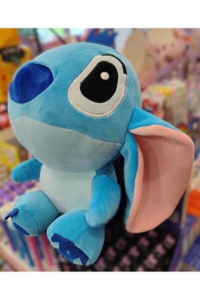 bundle island Stitch figür peluş oyuncak Orta Boy Mavi 30cm