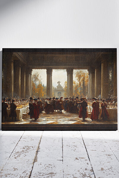 Store Senatodan Akşam Yemeği Premium Kanvas Tablo